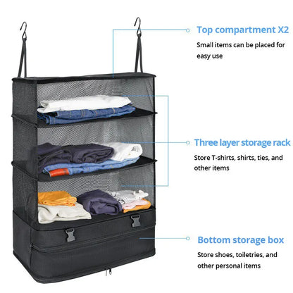 Hanging Travel Luggage Organizer