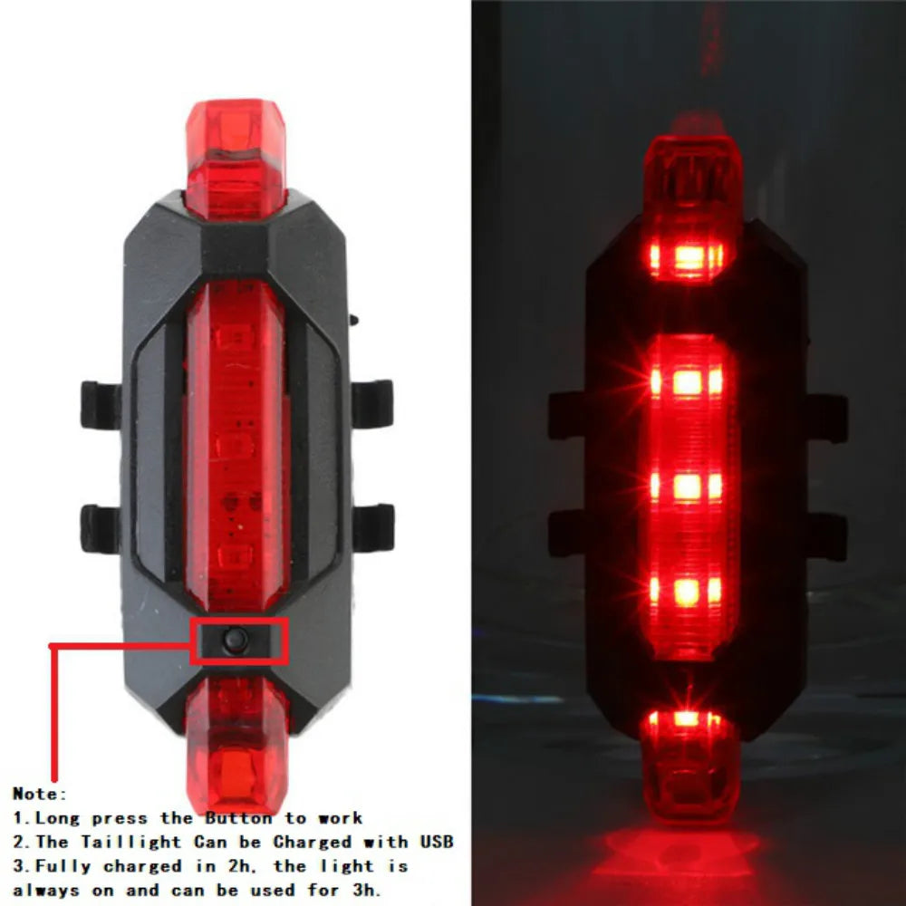 Bike Light Set - USB Rechargeable