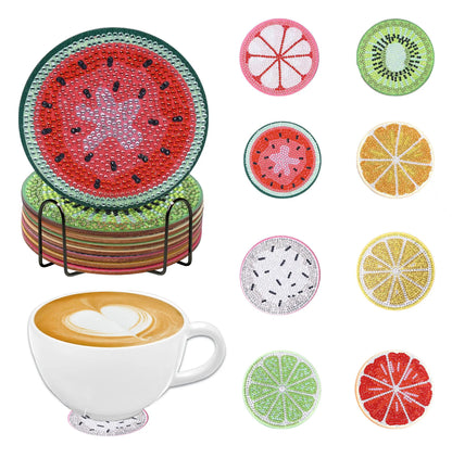 SparkleCoasters – Craft Your Own Diamond Painting Coasters! 💎🍋