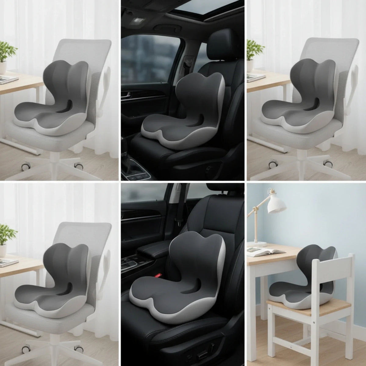 SitRight – Seat and Back Cushion for Long Days 💺✨