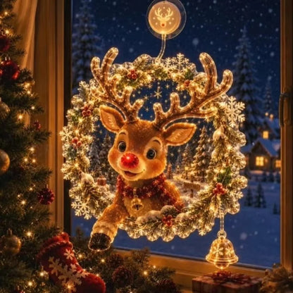 FrostPane Christmas Window Light