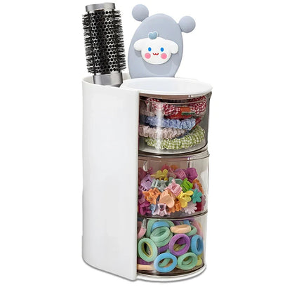 TwirlTidy – Rotating Hair and Makeup Brush Organizer 💁‍♀️✨
