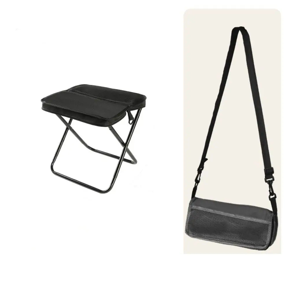 PackSeat Folding Backpack Stool | Portable Crossbody Chair with Heavy-Duty Steel Frame