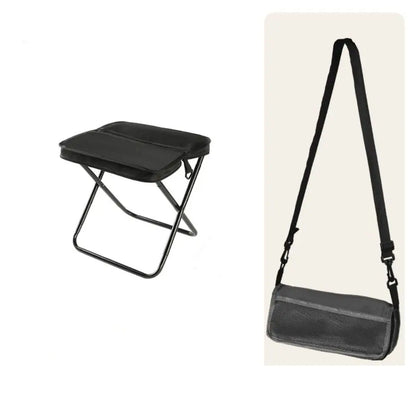 PackSeat Folding Backpack Stool | Portable Crossbody Chair with Heavy-Duty Steel Frame