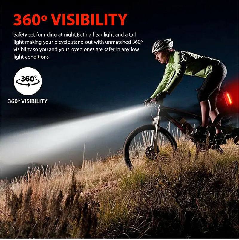 Bike Light Set - USB Rechargeable