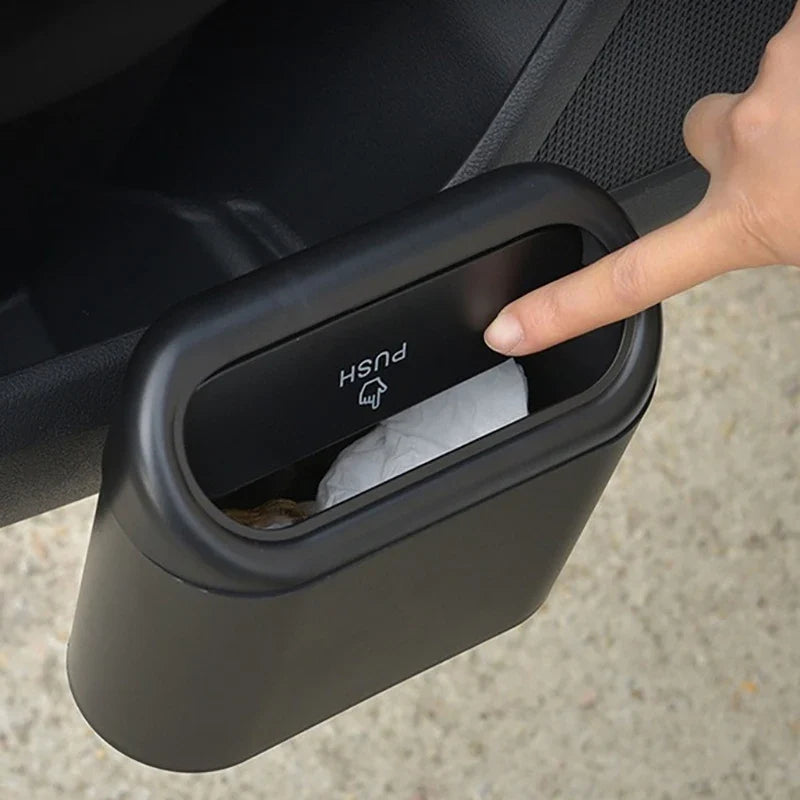 Hanging Car Trash Can with Lid