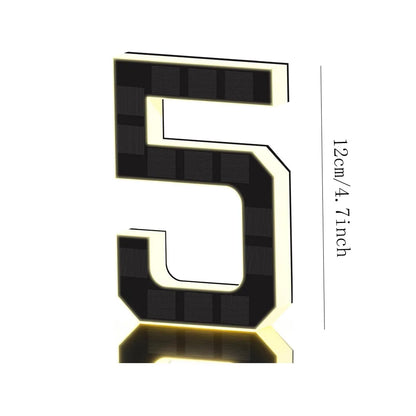 SolarGlow LED House Number Light