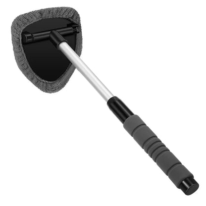 Telescopic Triangle Window & Windshield Cleaning Brush