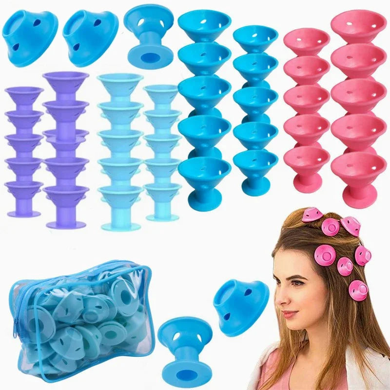 SilkiCurl Heatless Roller Set