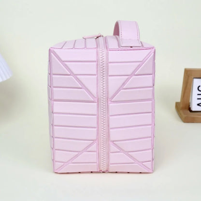 Waterproof Striped Toiletry Bag