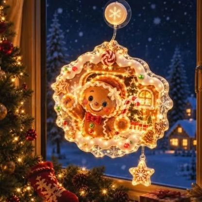 FrostPane Christmas Window Light