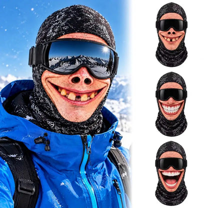 FunFace – Printed Ski Mask with Neck Protection ⛷️😄