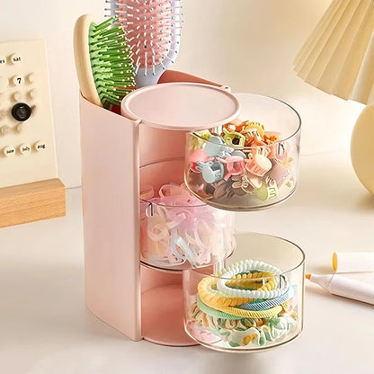 TwirlTidy – Rotating Hair and Makeup Brush Organizer 💁‍♀️✨