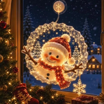 FrostPane Christmas Window Light