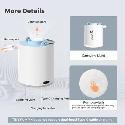 AirPro Mini Pump - Ultra-Compact Beach & Travel Air Pump