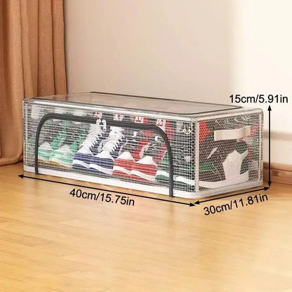 ShoeClear – Transparent Shoe Storage Box 👟📦