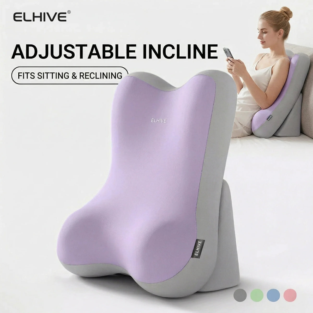 RestWell Adjustable Bed Backrest Wedge (2pcs Set)
