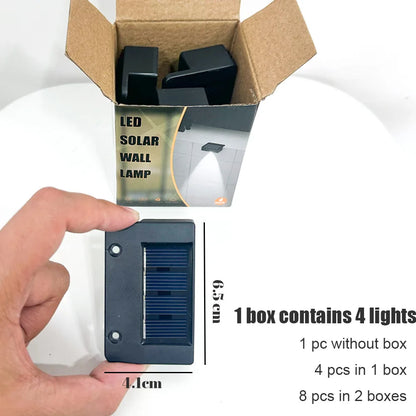 LED Solar Step Lamp – Outdoor Stair & Garden Lights