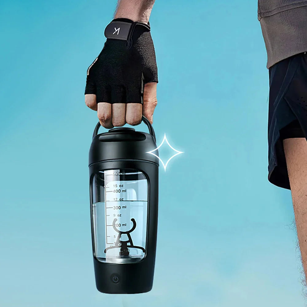 PowerMix 500ML Electric Shaker Bottle | Automatic Protein Mixer for Gym & Daily Use
