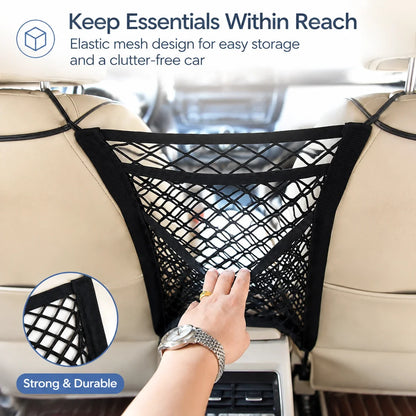 Universal Car Seat Gap Storage Net