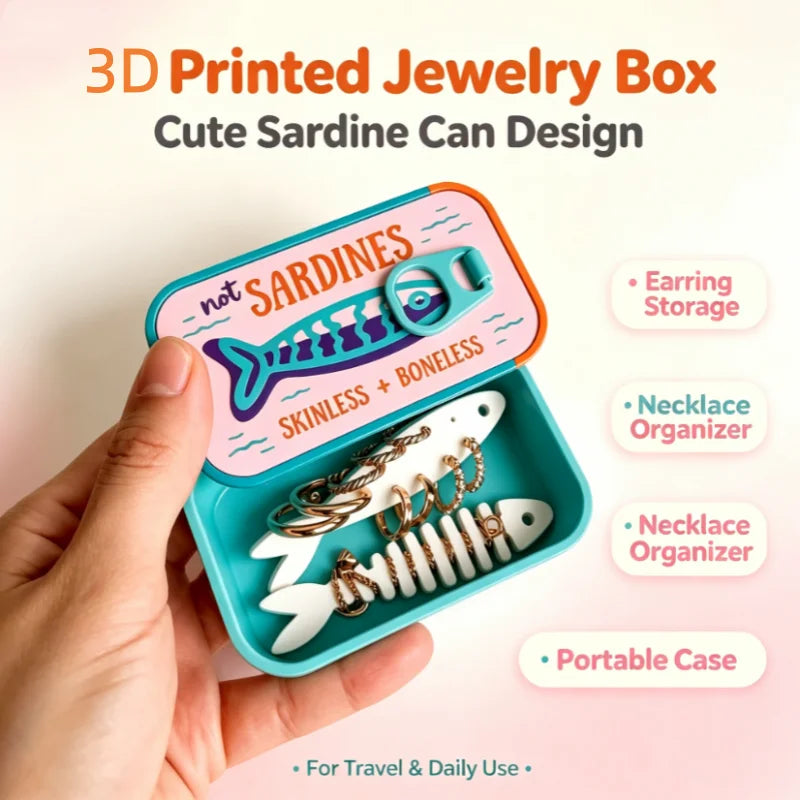 SardineStash - Mini Sardine Tin Storage Box