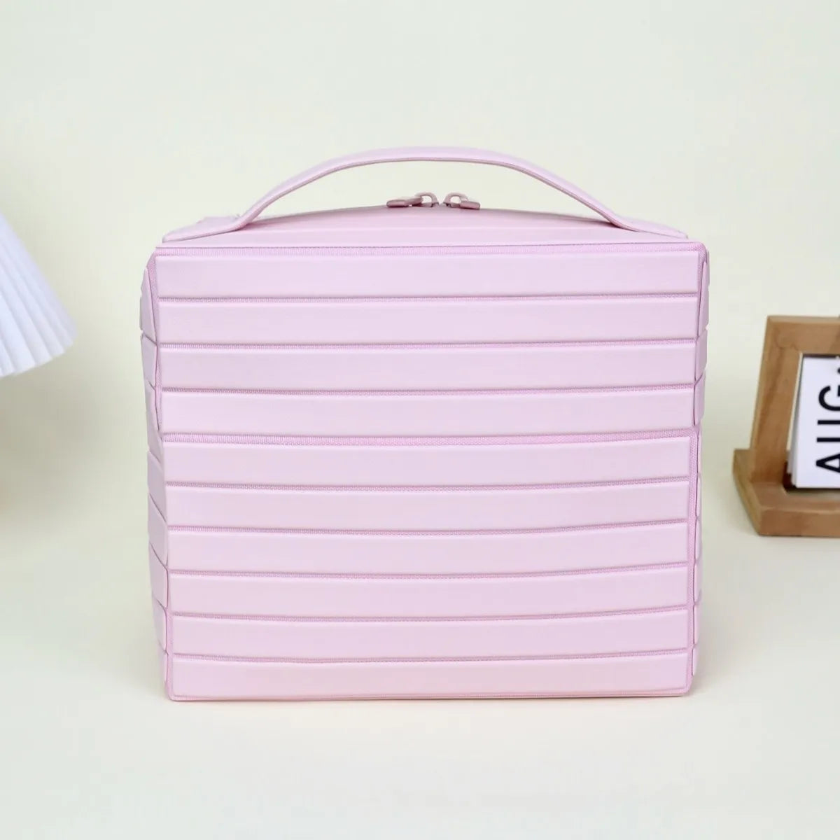 Waterproof Striped Toiletry Bag