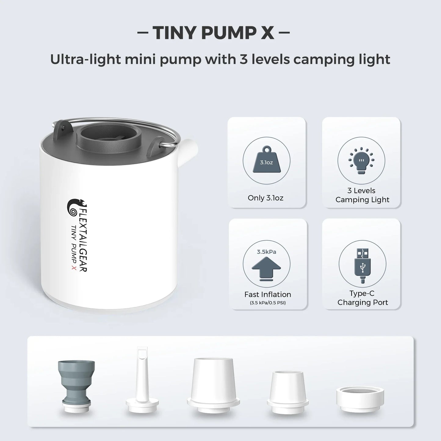 AirPro Mini Pump - Ultra-Compact Beach & Travel Air Pump