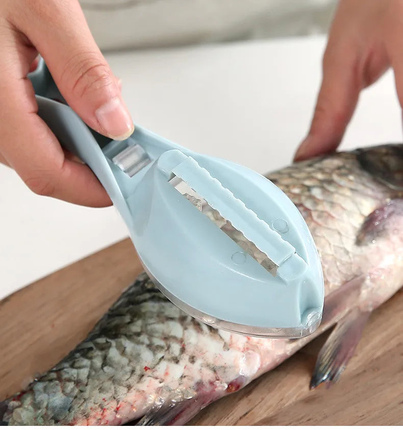 Fish Scales Grater Scraper – Fish Cleaning Tool with Cover