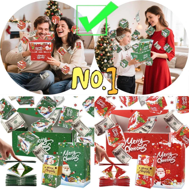 Christmas Surprise Money Explosion Box