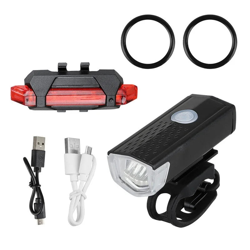 Bike Light Set - USB Rechargeable