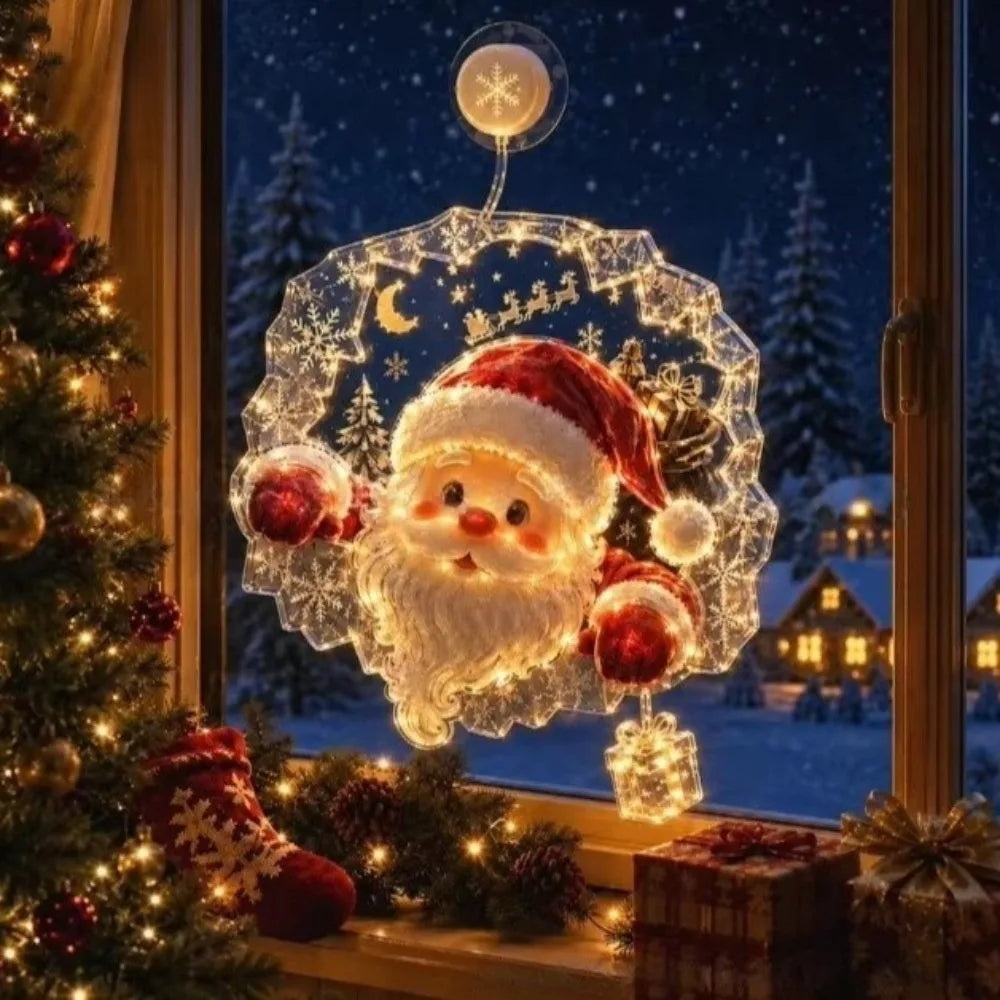FrostPane Christmas Window Light