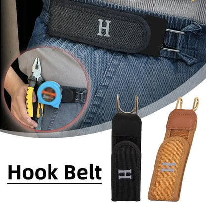 FlexHold Buckle-Free Elastic Belt| Adjustable Velcro Waistband for All-Day Comfort