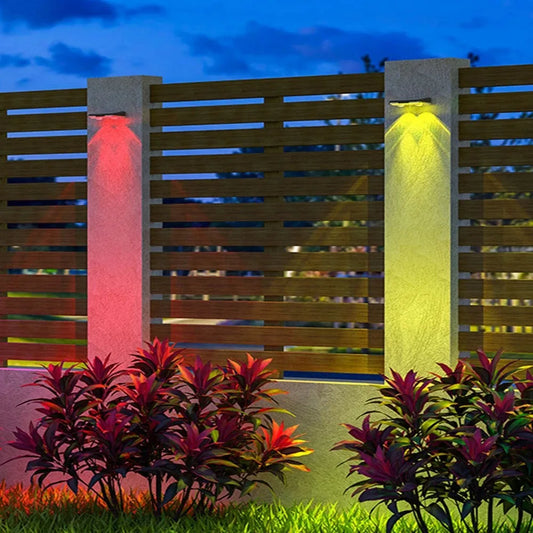 Solar Fence Lights – Outdoor LED Garden Wall Lights