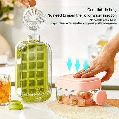 ChillPress 2-in-1 Ice Maker Bottle | No-Touch Ice Mold & Cooling Cup for Drinks
