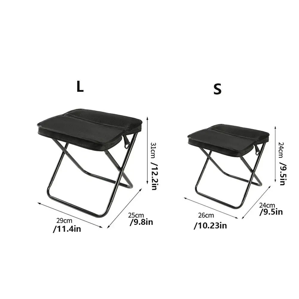 PackSeat Folding Backpack Stool | Portable Crossbody Chair with Heavy-Duty Steel Frame