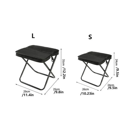 PackSeat Folding Backpack Stool | Portable Crossbody Chair with Heavy-Duty Steel Frame