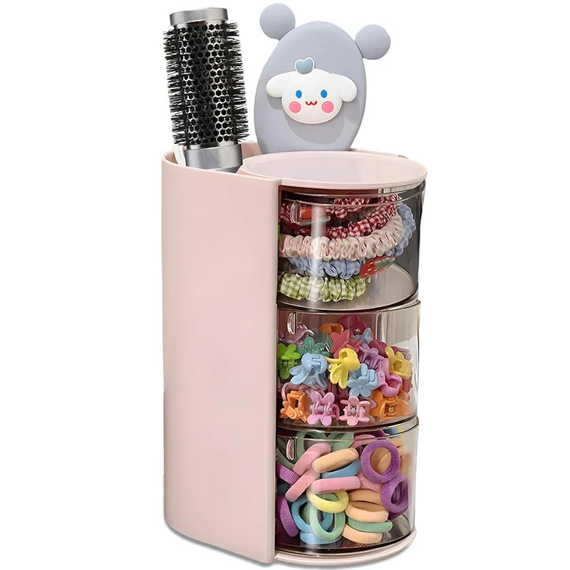 TwirlTidy – Rotating Hair and Makeup Brush Organizer 💁‍♀️✨