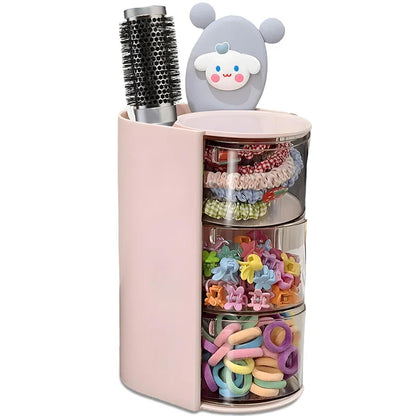 TwirlTidy – Rotating Hair and Makeup Brush Organizer 💁‍♀️✨