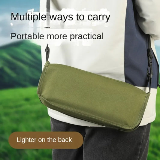 PackSeat Folding Backpack Stool | Portable Crossbody Chair with Heavy-Duty Steel Frame