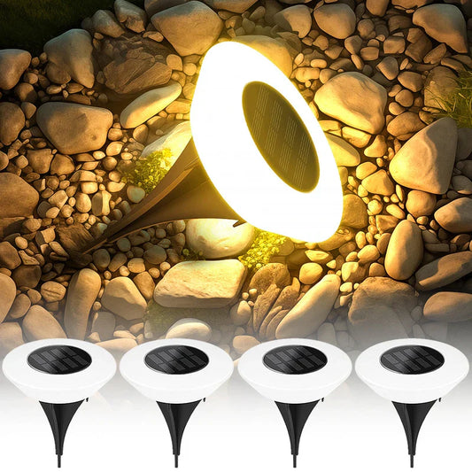 Solar Ground Lights – LED Outdoor Waterproof Floor Lamps