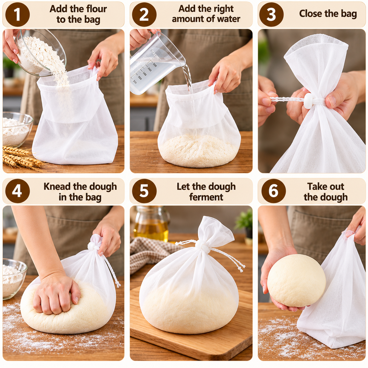 DoughEase – Silicone Kneading Bag for Mess-Free Baking 🥐✨