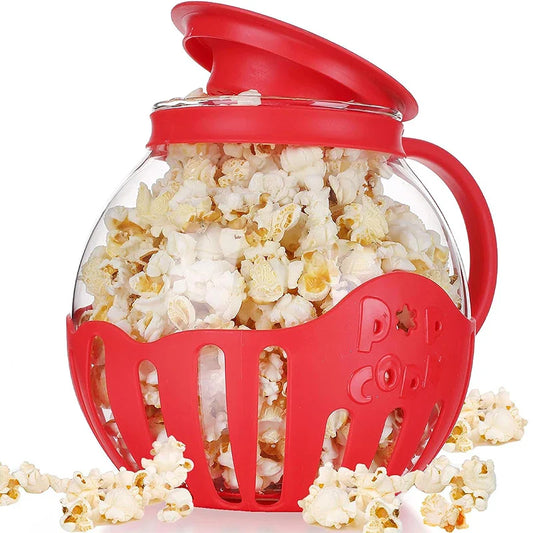 PopEase Glass Microwave Popcorn Maker