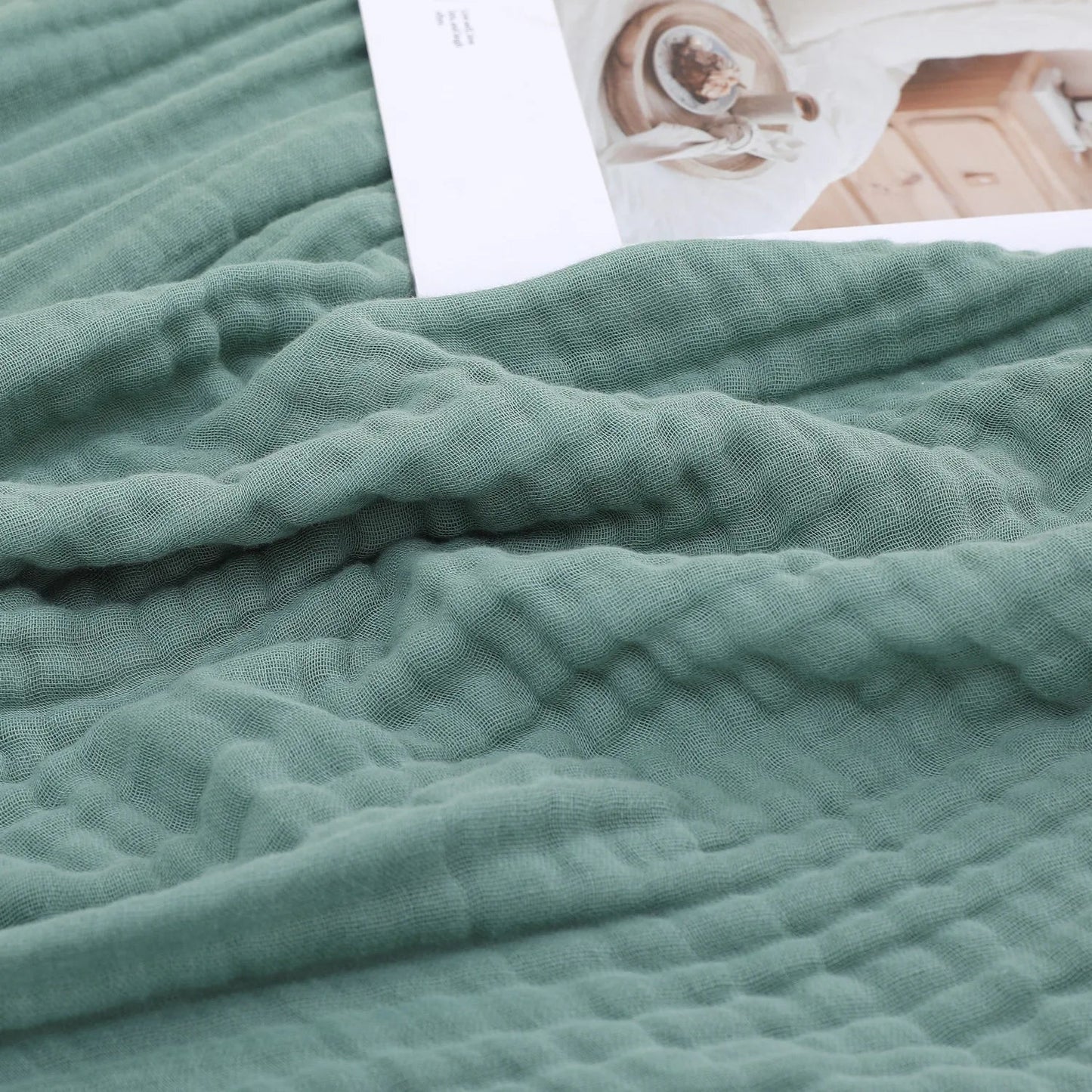 CloudNest Muslin Cotton Cooling Blanket
