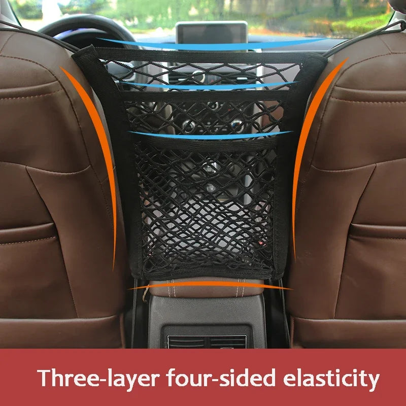 Universal Car Seat Gap Storage Net