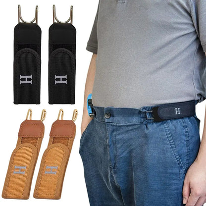 FlexHold Buckle-Free Elastic Belt| Adjustable Velcro Waistband for All-Day Comfort