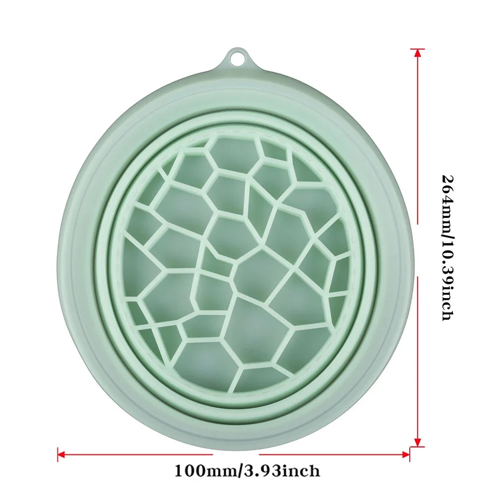 IceGlow Pro Silicone Ice Facial Bowl | Foldable Cold Therapy Face Bath with Built-In Ice Tray