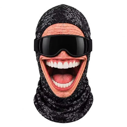 FunFace – Printed Ski Mask with Neck Protection ⛷️😄