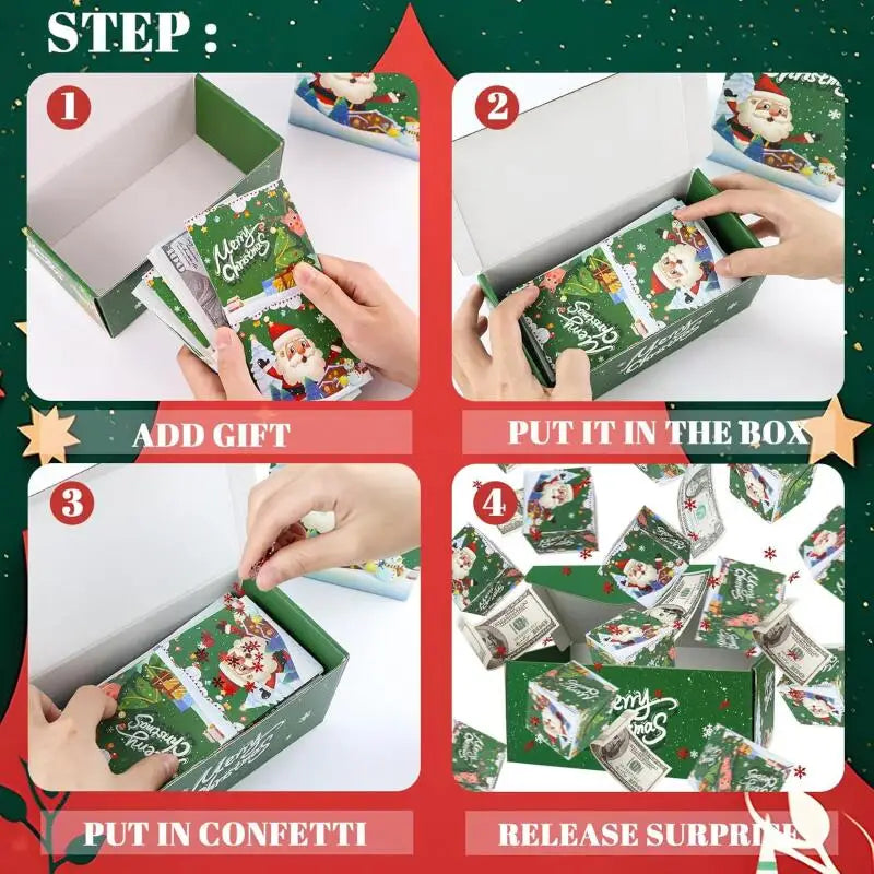 Christmas Surprise Money Explosion Box – House Atelier