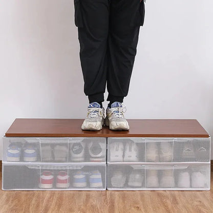 ShoeClear – Transparent Shoe Storage Box 👟📦