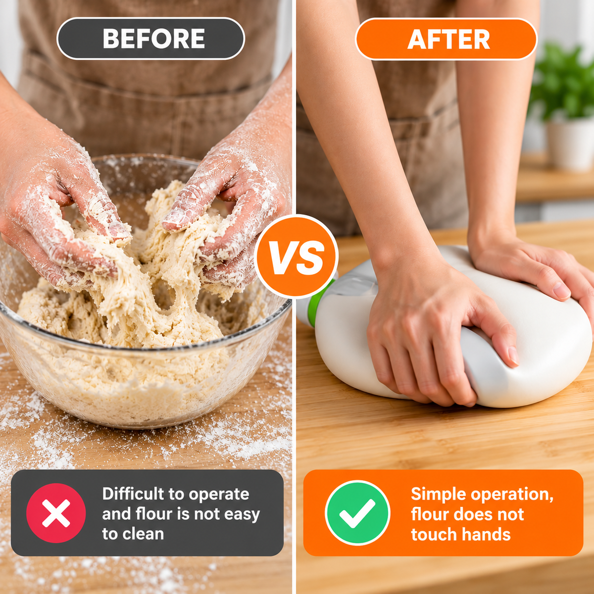 DoughEase – Silicone Kneading Bag for Mess-Free Baking 🥐✨